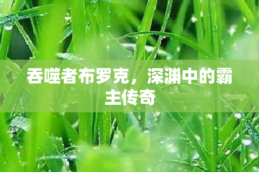 吞噬者布罗克，深渊中的霸主传奇