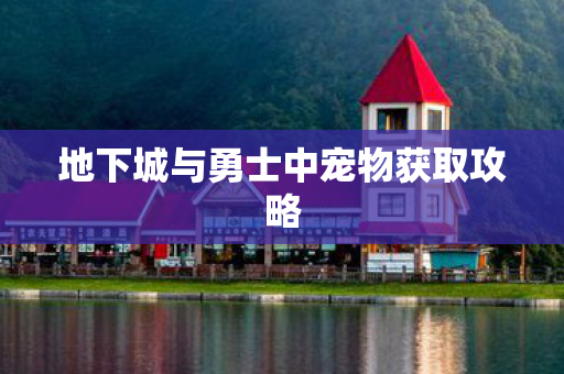 地下城与勇士中宠物获取攻略 地下城与勇士中宠物获取攻略