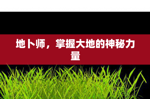 地卜师,掌握大地的神秘力量 地卜师,掌握大地的神秘力量