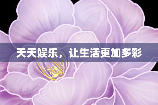 天天娱乐，让生活更加多彩