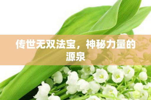 传世无双法宝，神秘力量的源泉
