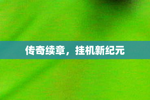 传奇续章,挂机新纪元 传奇续章,挂机新纪元