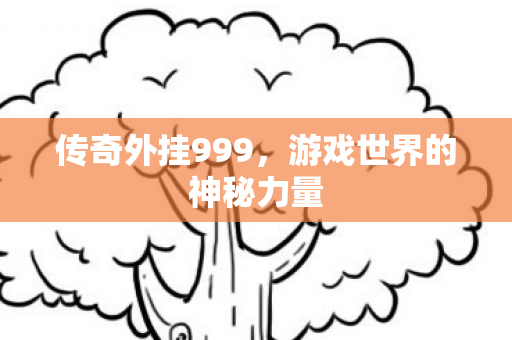 传奇外挂999，游戏世界的神秘力量