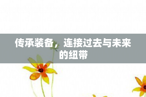 传承装备,连接过去与未来的纽带 传承装备,连接过去与未来的纽带