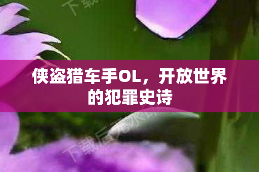 侠盗猎车手OL,开放世界的犯罪史诗 侠盗猎车手OL,开放世界的犯罪史诗