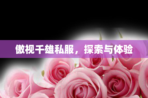 傲视千雄私服，探索与体验