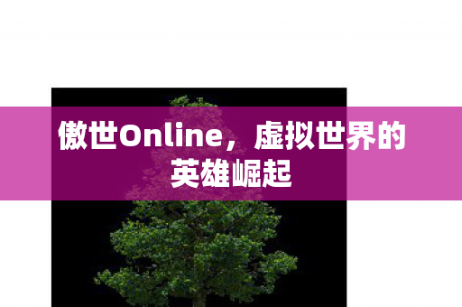 傲世Online，虚拟世界的英雄崛起