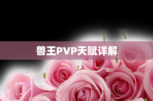 兽王PVP天赋详解 兽王PVP天赋详解