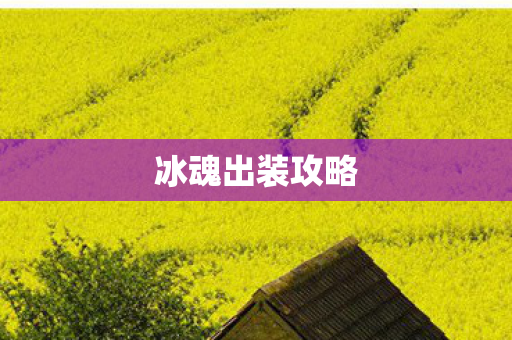 冰魂出装攻略