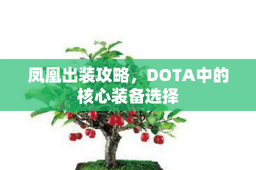 凤凰出装攻略，DOTA中的核心装备选择