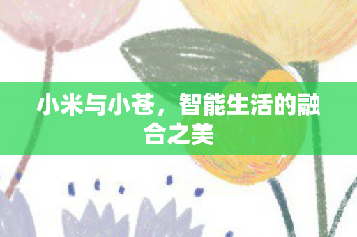 小米与小苍,智能生活的融合之美 小米与小苍,智能生活的融合之美