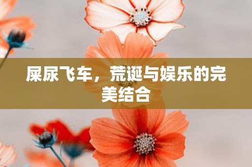 屎尿飞车,荒诞与娱乐的完美结合 屎尿飞车,荒诞与娱乐的完美结合