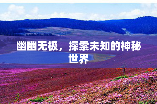 幽幽无极，探索未知的神秘世界