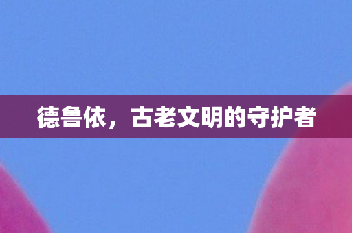 德鲁依,古老文明的守护者 德鲁依,古老文明的守护者