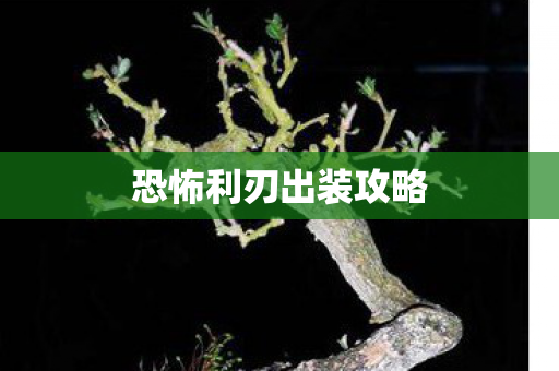 恐怖利刃出装攻略