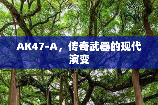 AK47-A，传奇武器的现代演变