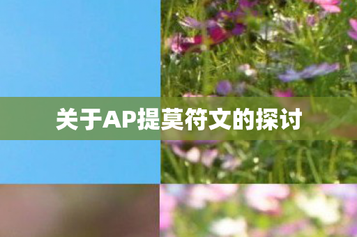 关于AP提莫符文的探讨