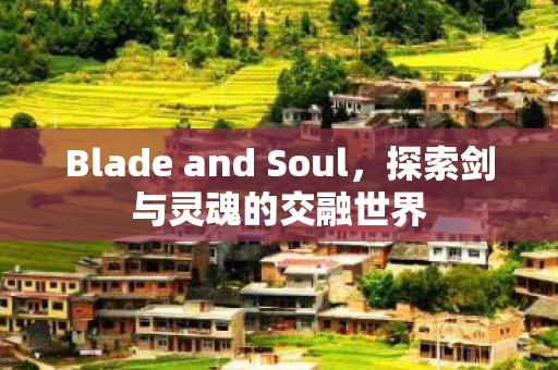 Blade and Soul，探索剑与灵魂的交融世界