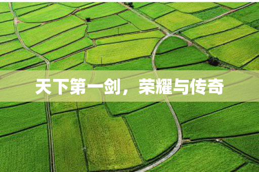 天下第一剑,荣耀与传奇 天下第一剑,荣耀与传奇