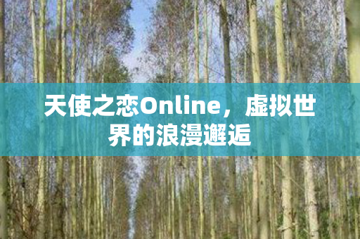 天使之恋Online,虚拟世界的浪漫邂逅 天使之恋Online,虚拟世界的浪漫邂逅