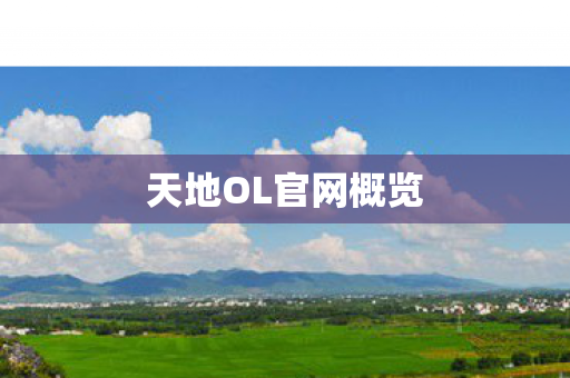 天地OL官网概览
