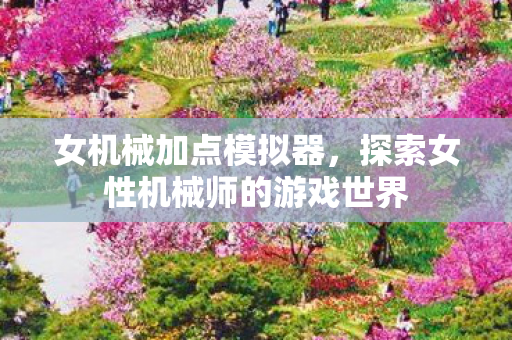 女机械加点模拟器,探索女性机械师的游戏世界 女机械加点模拟器,探索女性机械师的游戏世界