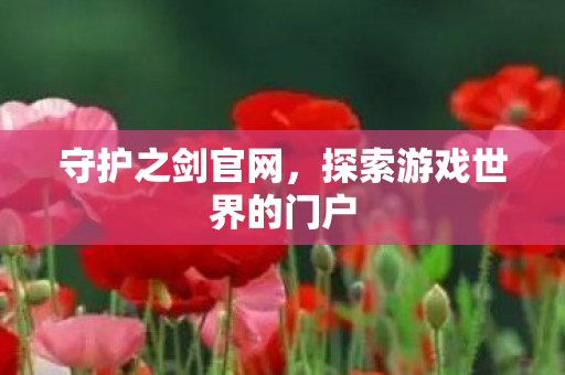 守护之剑官网，探索游戏世界的门户