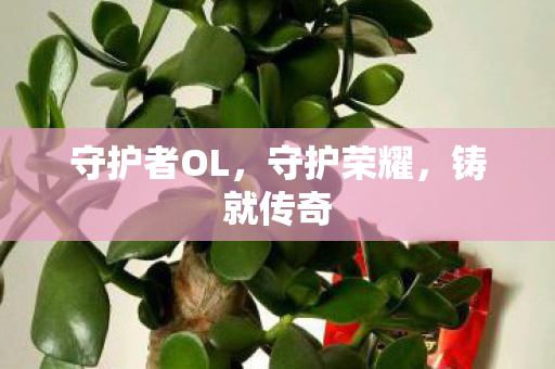 守护者OL，守护荣耀，铸就传奇
