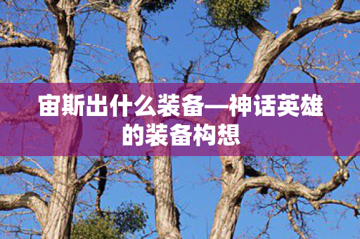 宙斯出什么装备—神话英雄的装备构想