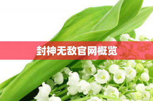 封神无敌官网概览 封神无敌官网概览
