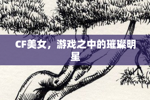 CF美女,游戏之中的璀璨明星 CF美女,游戏之中的璀璨明星