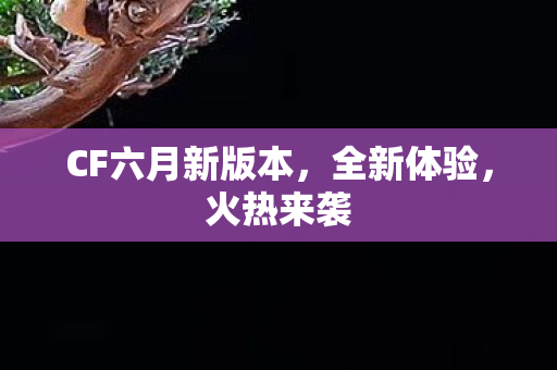 CF六月新版本，全新体验，火热来袭