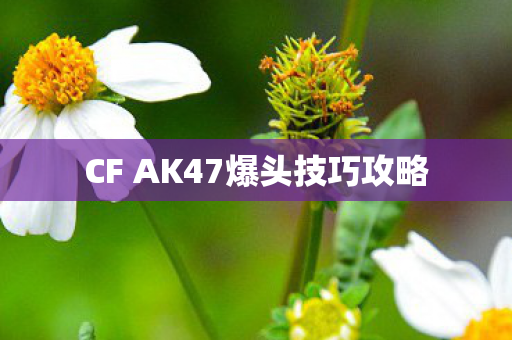 CF AK47爆头技巧攻略 CF AK47爆头技巧攻略