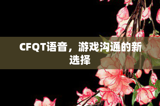 CFQT语音，游戏沟通的新选择