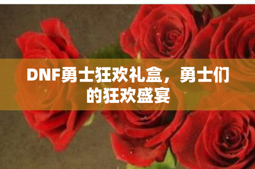 DNF勇士狂欢礼盒,勇士们的狂欢盛宴 DNF勇士狂欢礼盒,勇士们的狂欢盛宴