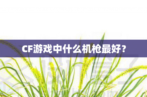 CF游戏中什么机枪最好？