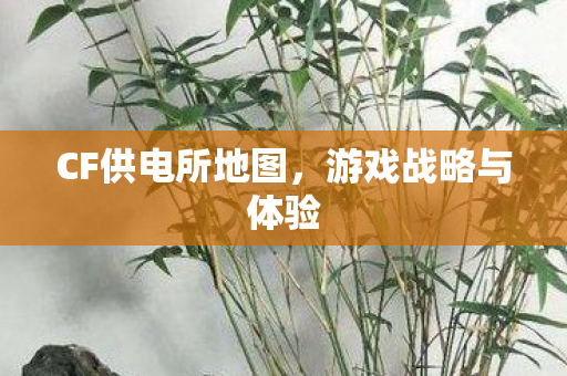 CF供电所地图，游戏战略与体验
