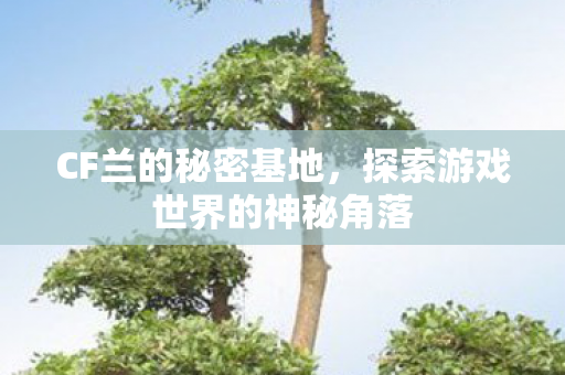 CF兰的秘密基地,探索游戏世界的神秘角落 CF兰的秘密基地,探索游戏世界的神秘角落