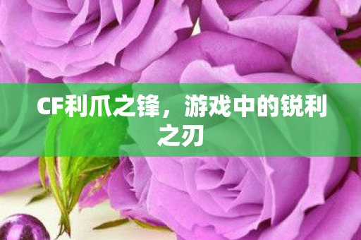 CF利爪之锋，游戏中的锐利之刃
