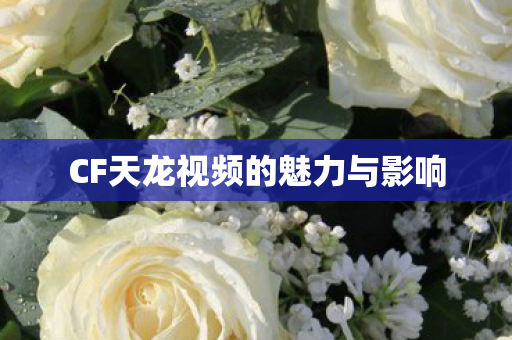 CF天龙视频的魅力与影响
