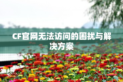 CF官网无法访问的困扰与解决方案 CF官网无法访问的困扰与解决方案