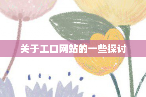 关于工口网站的一些探讨