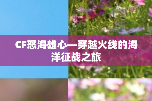 CF怒海雄心—穿越火线的海洋征战之旅 CF怒海雄心—穿越火线的海洋征战之旅