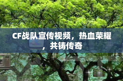 CF战队宣传视频,热血荣耀,共铸传奇 CF战队宣传视频,热血荣耀,共铸传奇