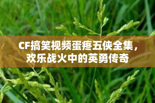 CF搞笑视频蛋疼五侠全集,欢乐战火中的英勇传奇 CF搞笑视频蛋疼五侠全集,欢乐战火中的英勇传奇