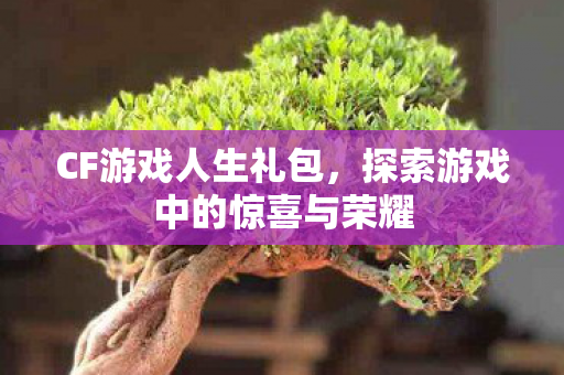 CF游戏人生礼包,探索游戏中的惊喜与荣耀 CF游戏人生礼包,探索游戏中的惊喜与荣耀