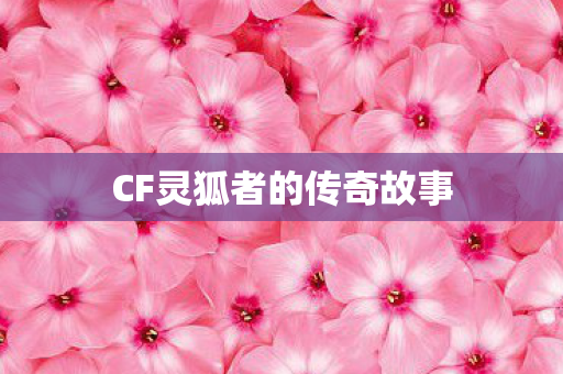 CF灵狐者的传奇故事 CF灵狐者的传奇故事