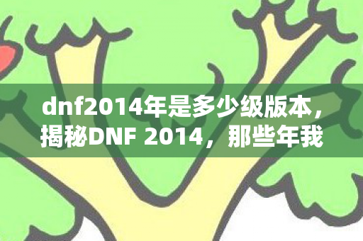 dnf2014年是多少级版本，揭秘DNF 2014，那些年我们共同经历的冒险与激情