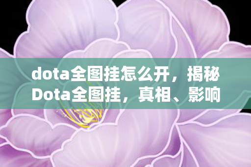 dota全图挂怎么开,揭秘Dota全图挂,真相、影响与反思 dota全图挂怎么开,揭秘Dota全图挂,真相、影响与反思