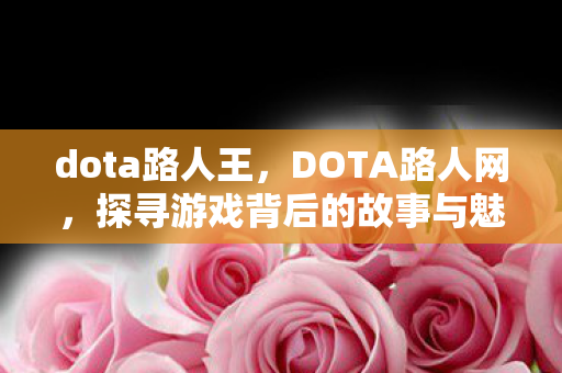 dota路人王，DOTA路人网，探寻游戏背后的故事与魅力